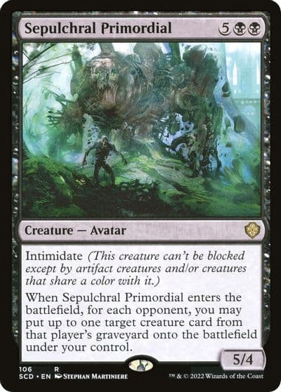 Sepulchral Primordial Starter Commander Decks Magic card