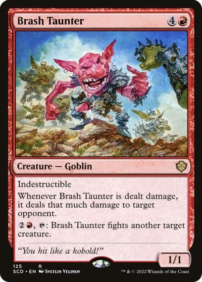 Brash Taunter Starter Commander Decks Magic card