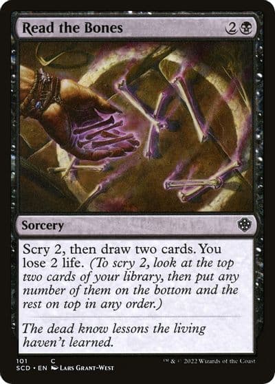 Read the Bones Starter Commander Decks Magic card