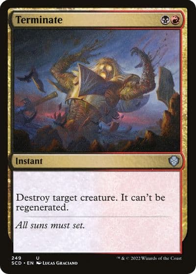 Terminate Starter Commander Decks Magic card