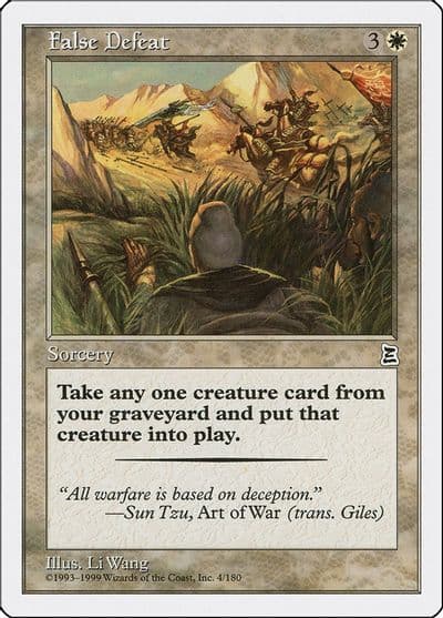 False Defeat Portal Three Kingdoms Magic card