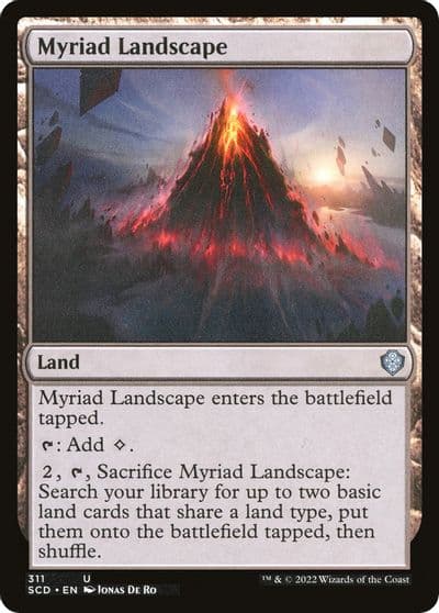 Myriad Landscape Starter Commander Decks Magic card