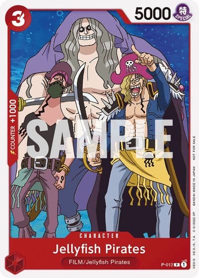 Jellyfish Pirates One Piece Film Red One Piece Promotion Cards One Piece card
