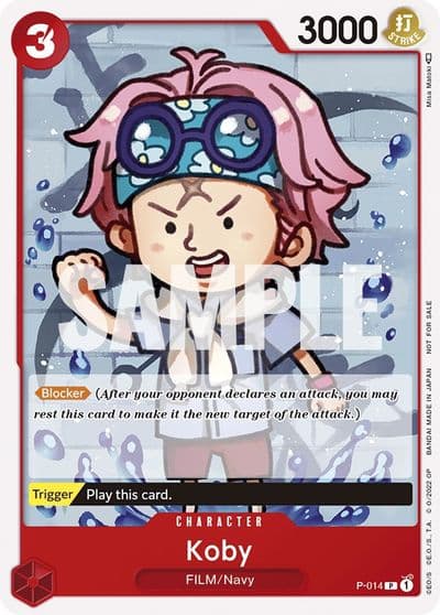 Koby One Piece Film Red One Piece Promotion Cards One Piece card