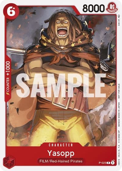 Yasopp One Piece Film Red One Piece Promotion Cards One Piece card