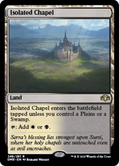 Isolated Chapel Dominaria Remastered Magic card