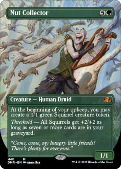 Nut Collector Borderless Dominaria Remastered Magic card
