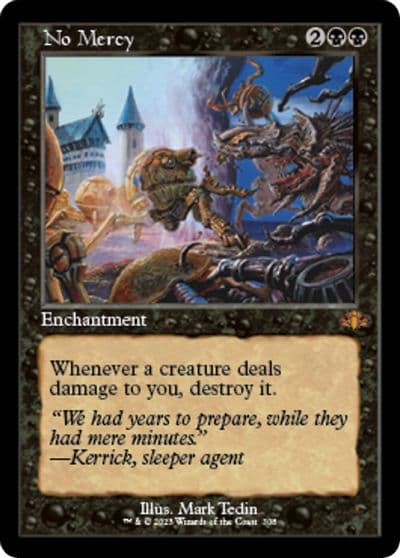 No Mercy Retro Frame Dominaria Remastered Magic card