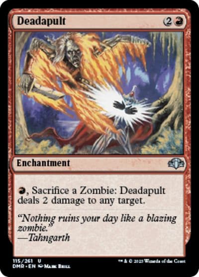 Deadapult Dominaria Remastered Magic card