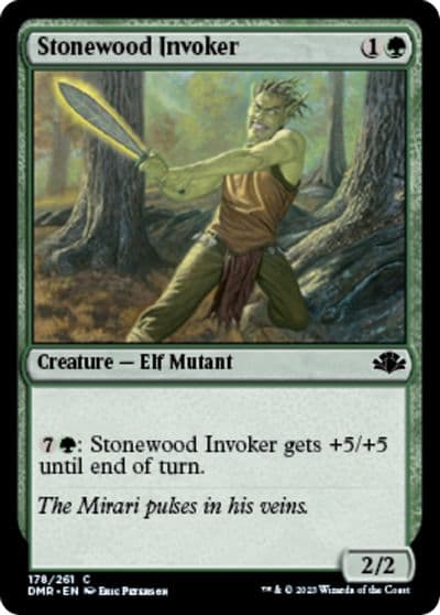 Stonewood Invoker Dominaria Remastered Magic card