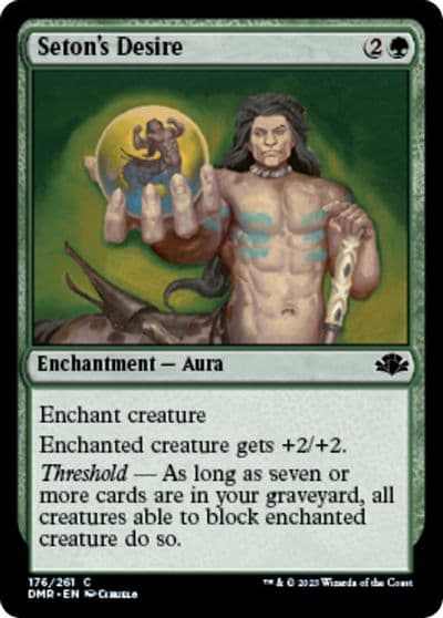 Setons Desire Dominaria Remastered Magic card