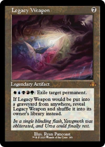 Legacy Weapon Retro Frame Dominaria Remastered Magic card