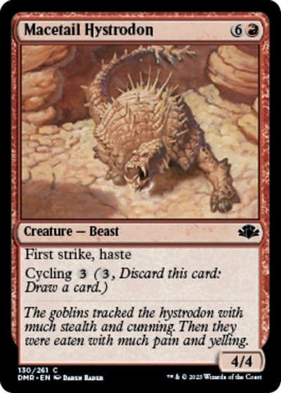 Macetail Hystrodon Dominaria Remastered Magic card