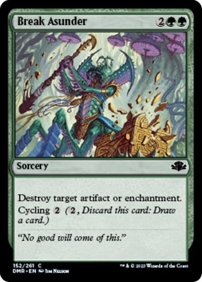 Break Asunder Dominaria Remastered Magic card