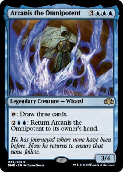 Arcanis the Omnipotent Dominaria Remastered Magic card