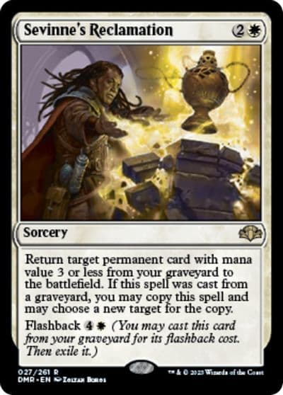 Sevinnes Reclamation Dominaria Remastered Magic card