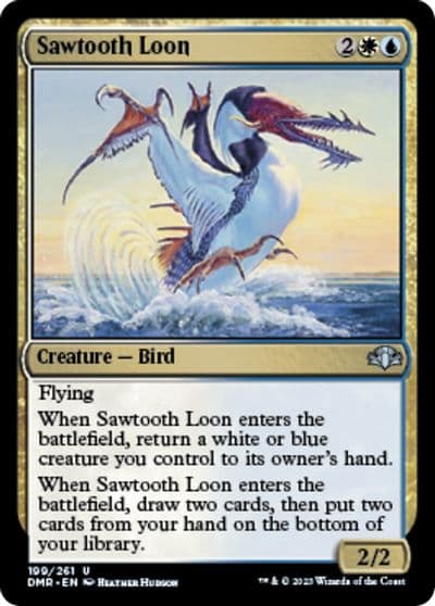 Sawtooth Loon Dominaria Remastered Magic card
