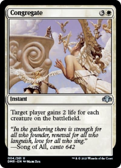 Congregate Dominaria Remastered Magic card