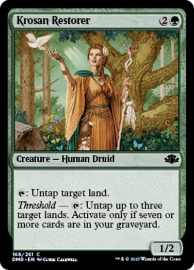 Krosan Restorer Dominaria Remastered Magic card