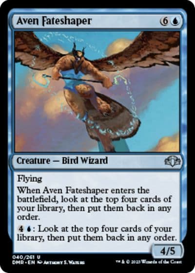 Aven Fateshaper Dominaria Remastered Magic card