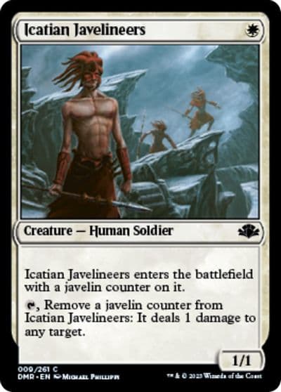 Icatian Javelineers Dominaria Remastered Magic card
