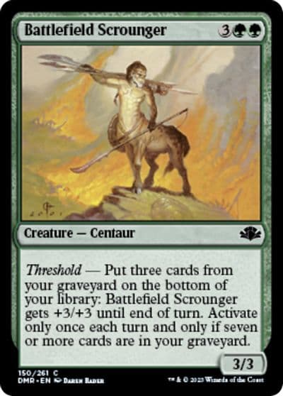Battlefield Scrounger Dominaria Remastered Magic card