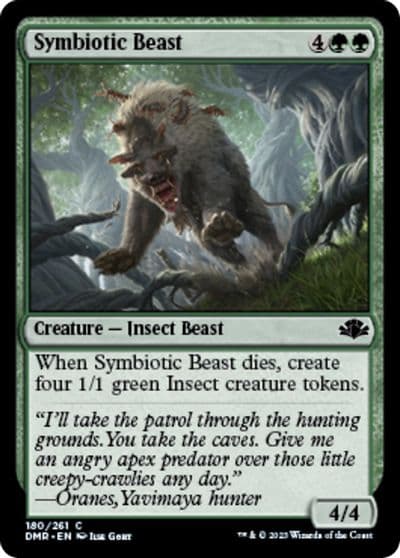 Symbiotic Beast Dominaria Remastered Magic card