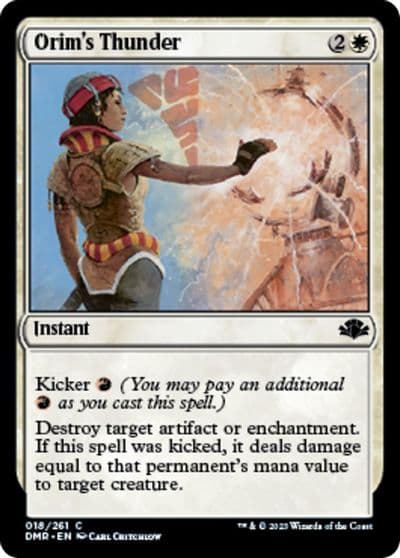 Orims Thunder Dominaria Remastered Magic card