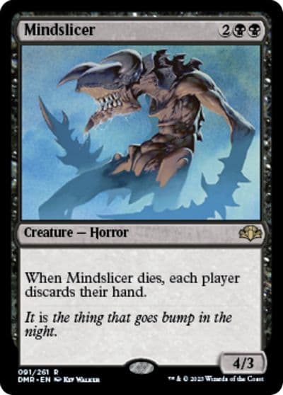 Mindslicer Dominaria Remastered Magic card