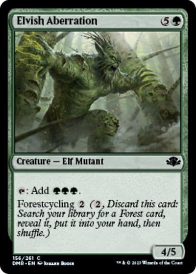 Elvish Aberration Dominaria Remastered Magic card