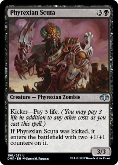 Phyrexian Scuta Dominaria Remastered Magic card