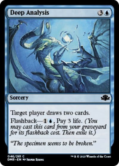 Deep Analysis Dominaria Remastered Magic card