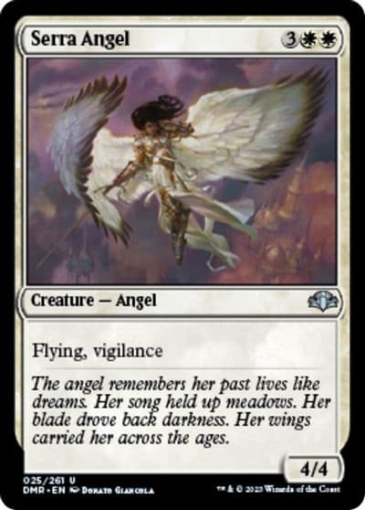 Serra Angel Dominaria Remastered Magic card