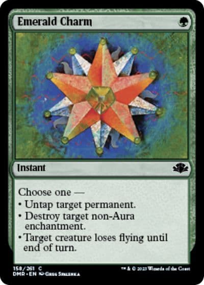 Emerald Charm Dominaria Remastered Magic card