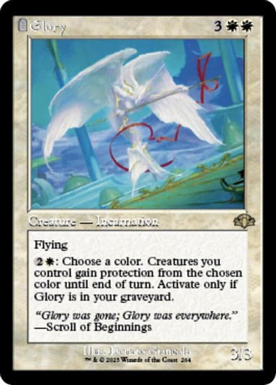 Glory Retro Frame Dominaria Remastered Magic card