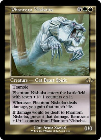 Phantom Nishoba Retro Frame Dominaria Remastered Magic card