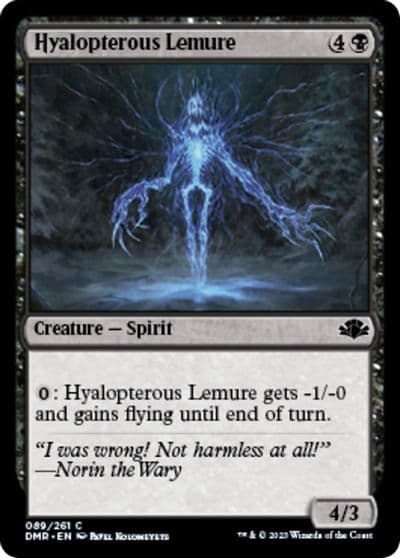 Hyalopterous Lemure Dominaria Remastered Magic card