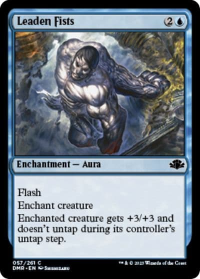 Leaden Fists Dominaria Remastered Magic card