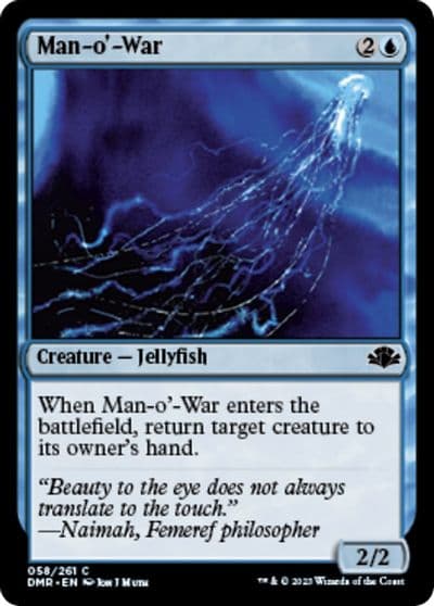 Man o War Dominaria Remastered Magic card