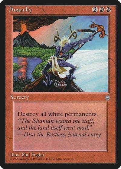 Anarchy Ice Age Magic card