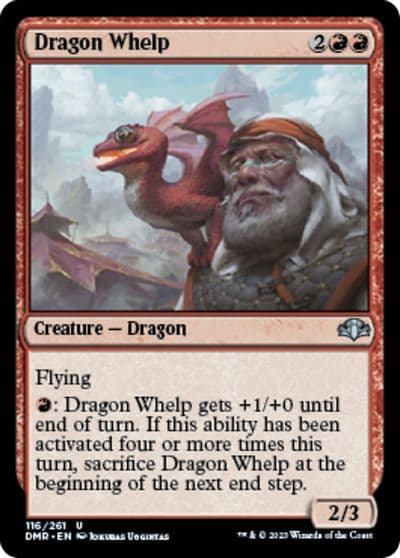 Dragon Whelp Dominaria Remastered Magic card