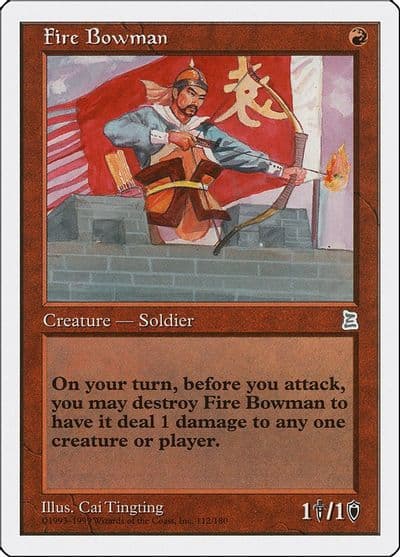 Fire Bowman Portal Three Kingdoms Magic card