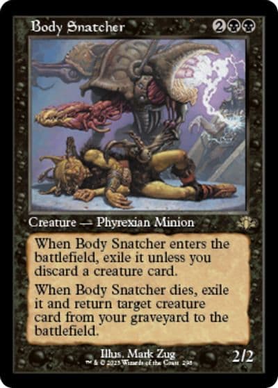 Body Snatcher Retro Frame Dominaria Remastered Magic card