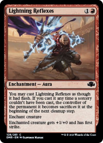 Lightning Reflexes Dominaria Remastered Magic card