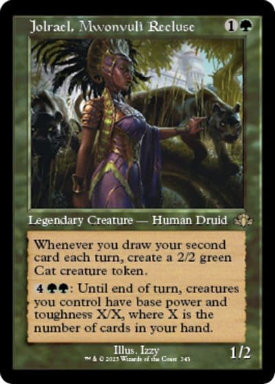 Jolrael Mwonvuli Recluse Retro Frame Dominaria Remastered Magic card