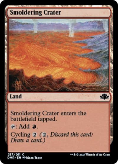 Smoldering Crater Dominaria Remastered Magic card