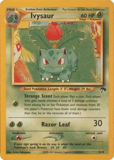 Ivysaur Southern Islands Pokemon card