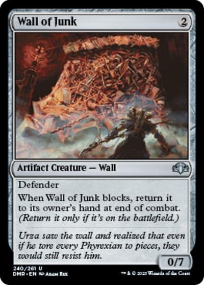 Wall of Junk Dominaria Remastered Magic card