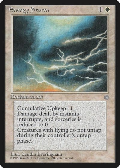 Energy Storm Ice Age Magic card