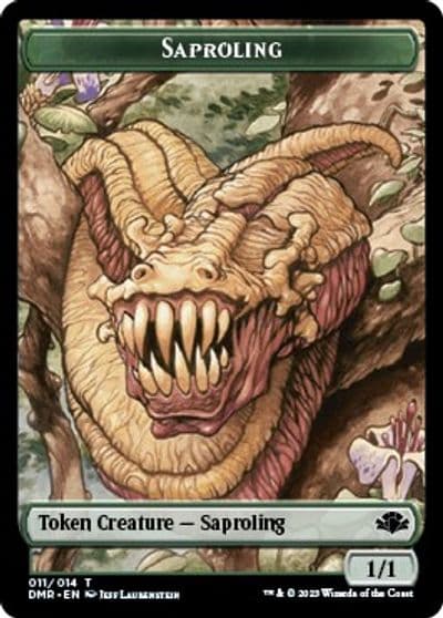 Saproling Token Dominaria Remastered Magic card